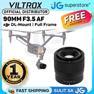 Viltrox AF 90mm f/3.5 Full-Frame 8K Aerial Prime Lens Native DL Mount with STM Autofocus Motor