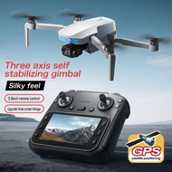 Drone: 3 - Axis Gimbal, 5KM Flight, 30Min Endurance, GPS Return, 5G Screen Remote Control, S-X1