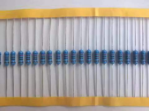 100pcs 100 ohm 1/4W 100R Metal Film Resistor 100ohm 0.25W 1% ROHS