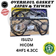 ISUZU HICOM 4HF1 4.3 JAPAN DENGAN TAIWAN OVERHAUL GASKET SET