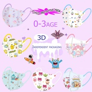 0-3agebabymask Individually Packaged 3ply Fashion Duckbill Mask Cartoon Mask My Melody, Star Altman 