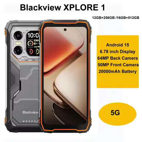 Blackview XPLORE 1 12GB 256GB /16GB 512GB 6.78 " Android 15 Dimensity MT8791V/HZA Octa Core 5G Globa