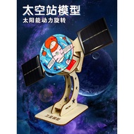 Science and technology mini-projekt, small invention, space station, cosmic space station model Aero