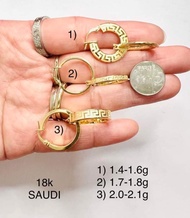 YES PH PINAKAMURA Legit TUNAY NA GOLD 18K EARRINGS Saudi Gold 1.4-2.1grams 100%NASASANLA AUTHENTIC GOLD