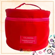 Clarins Red Vanity Pouch