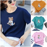 Women'S Tops W05 - Color Print - Combed 30s Shirts