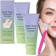 2PACK Luuma Facial Hair Remover,Gentle Body Hair Removal Cream,Pain Free Hairs Removal Cream for Sen