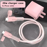 Silicone Charger Protector Charger Adapter Accessory for IPhone 18W/20W Data Line Cord Protector