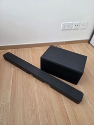 LG SN4 soundbar with bass and remote