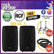 RCF HD 35-A 15" 2-Way 1400W Active Speaker With Speaker Stand And Cable - Each / Pair ( HD35A / HD 35 A )