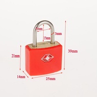Tsa-385 Manufacturer Copper-coated Plastic Customs Code Lock Luggage Bag Tsa Airtight Hanging Pure Tsa Hanging With Key