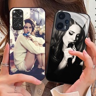 Lana Del Rey 03 Tempered Glass Phone Case For Xiaomi Redmi 12 4G 13C Note 13 pro plus 12 12S 11 10 9