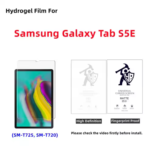 2pcs HD Tablets Hydrogel Film For Samsung Galaxy Tab S5E Matte Screen Protector For Galaxy Tab S5E S