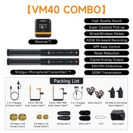 Comica VM40ม้วนพิเศษไร้สาย2.4G ไมโครโฟน Shotgun มืออาชีพ3.5Mm & USB ไมโครโฟนสำหรับถ่ายวิดีโอสตรีมมิ่