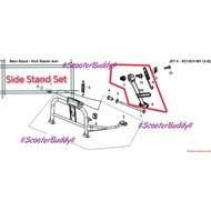 ORI SYM SELF-LOCK NUT 8mm & SIDE STAND COMP (50530-X8A-000) & SPRING ASSY (50535-Z7C-000) &BOLT (901