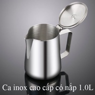 Ca inox đựng nước inox có nắp 1 lít