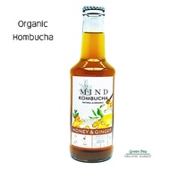 Mind Organic Kombucha มายด์ คอมบูชะ สูตรน้ำผึ้งและขิง (Honey&Ginger) 250 มล. มีอย.
