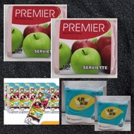 PREMIER TISSUE SERVIETTE/TISSUE POCKET AND TISSUE PAPER  ROLL