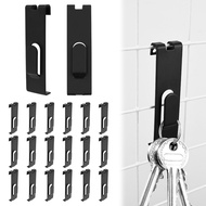 20 Pcs Metal Grid Wall Hanger Reinforced Metal Bend Resistant  Grid Wall Hook for Picture Hat SHOPCY