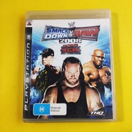 PS3 Smackdown VS Raw 2008 BD Cassette Game Disc PS 3 PlayStation