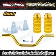 พักเท้าแต่ง สำหรับรถมอเตอร์ไซค์ออโต้ zoomerx mio fino scoopy-i click มีให้เลือก 6 สี ดำ/แดง/ส้ม/เงิน