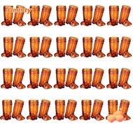UMISTY 1/10Pcs Western Cowboy Glasses, Transparent Plastic Mini Cowboy Boot Glasses,  1 Oz Shot Glas
