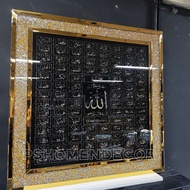[INSTOCK] Mirrored Crushed Diamond Asmaul Husna 99 Names of Allah