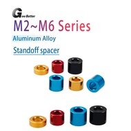 M2 M3 M4 M5 M6 Bush Washer Spacer Alloy Aluminium  Color Round Standoff Spacer
