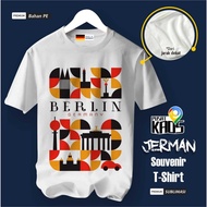 GERMANY GERMANY SOUVENIR T-SHIRT GERMANY USING STATE TAGSAL PE MATERIAL PREMIUM GIFT SOUVENIR