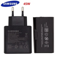 45w Samsung Super Fast Charging Travel Charger Ep-Ta845 5a Type-C Cable For Galaxy S23 S21 S22 S20 Ultra Fe Note 20 Plus S10 5g