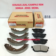 KAMPAS REM SET CIVIC LX NOUWA KOMPLIT DEPAN BELAKANG CIVIC LX NOUWA