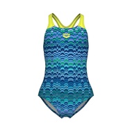 ARENA Girls' Performance One-Piece Swimwear - Pro Back Design for Kids
