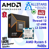 AMD Ryzen 5 9600X AM5 Box Processor (Core 6, Thread 12, 38MB Cache, Base Clock 3.9GHz, Max Clock 5.4