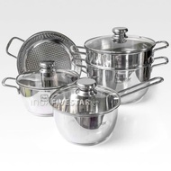 Fivestar 5 pot and pan set Piece model FSB5001 genuine 430 stainless steel