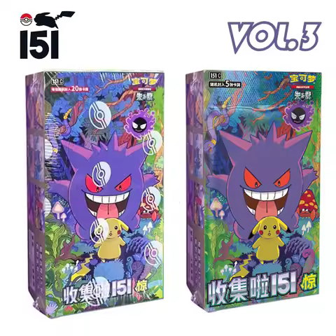 100% Original Genuine Pokemon Trading PTCG Cards Collected 151 Vol.3 Gengar 151 Coin Set Collect Car
