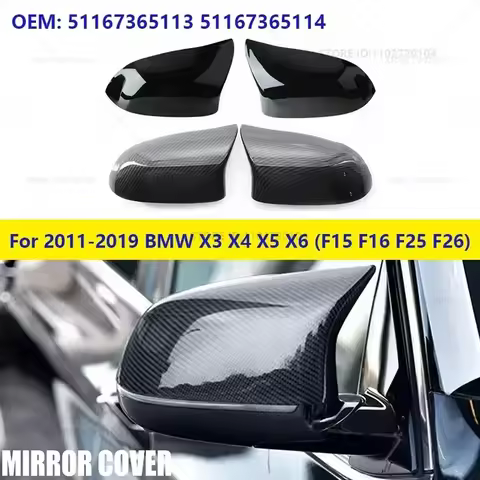 For 2011-2019 BMW X3 X4 X5 X6 28i 35i 40ex 50ix (F15 F16 F25 F26) Door Side Mirror Cover Cap 5116736
