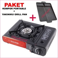 Happy Home Paket Kompor Portable dan bbq yakiniku grill pan