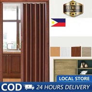 PVC Folding Door Fire O-Formaldehyde Accordion Sliding Door Home Kitchen Balcony Bathroom