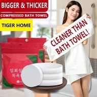 TIGER HOME Compressed Bath Towel Travel Pack Face Towel Cotton Blanket Disposable Towel Bath Towel