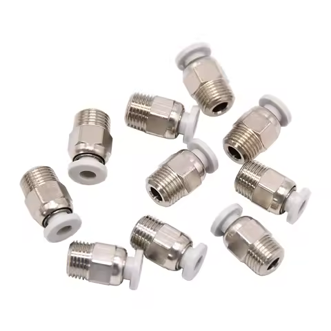 Pneumatic Connector PC4-01 M10 1.75mm 3mm PTFE Tube quick coupler j-head Fitting for 3d V6 j-head re