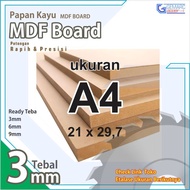 A4 MDF - 3mm MDF A4 Size