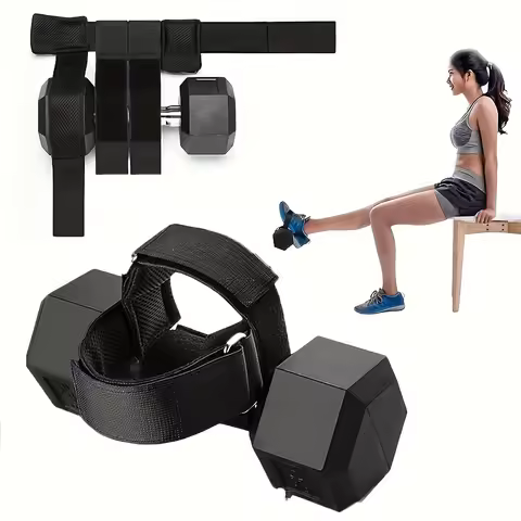 1/2pcs Tibialis Trainer Dumbbell Foot Strap Adjustable Ankle Weights Strap Leg Muscles Strength Trai