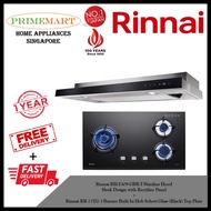 Rinnai RH-S309-GBR-T Slimline Hood + Rinnai RB-73TG 3 Burner Built-in Hob *BUNDLE DEAL - FREE DELIVERY