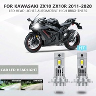 2PCS Motorcycle H7 LED Headlight FOR Kawasaki ZX10 ZX10R 2011-2015 2016 2017 2018 2019 2020 Kit Bulb