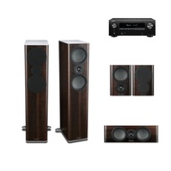 Denon AVR-X2700H + Mission QX-4 5-channel speaker (QX1/QXC)