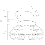For Vespa GTS300 Flyscreen For Vespa GTS300 Windscreen For Vespa GTS 250 GTS 300 Black