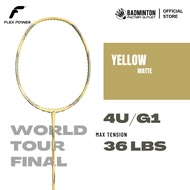 FLEX POWER World Tour Final Candy Series Badminton Racket | 4UG1 | Max Tension 36lbs | Raket