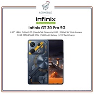 [MY] Infinix GT 20 Pro 5G (12GB+12GB RAM/256GB ROM | Dimensity 8200 5G | 45W Fast Charge) 1 Year Warranty