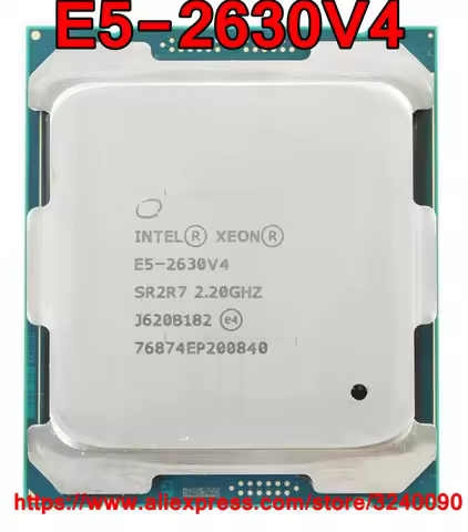 Intel Xeon CPU E5-2630V4 SR2R7 2.20GHz 10-Cores 25M LGA2011-3 E5-2630 V4 processor E5 2630V4 free sh