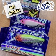 K2 HARD LURE 6G/60MM FISHING LURE